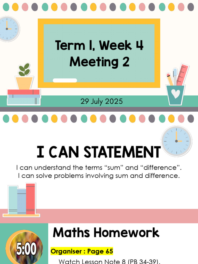 AY2526 - MATH - Y3 - T1 - Chapter 2 - Lesson B - Meeting 2 | PDF