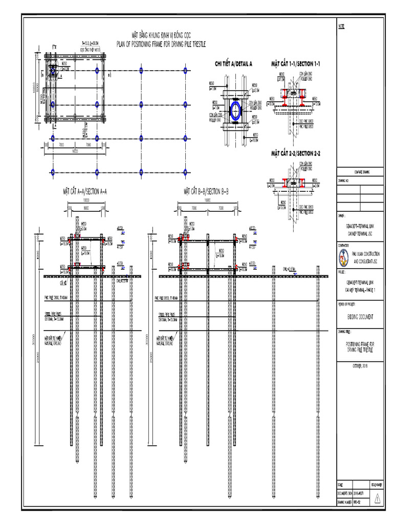 16 Positioning Frame Pile Driving | PDF