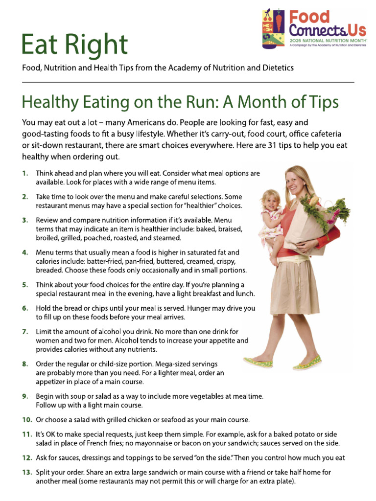 Eating On The Run | PDF