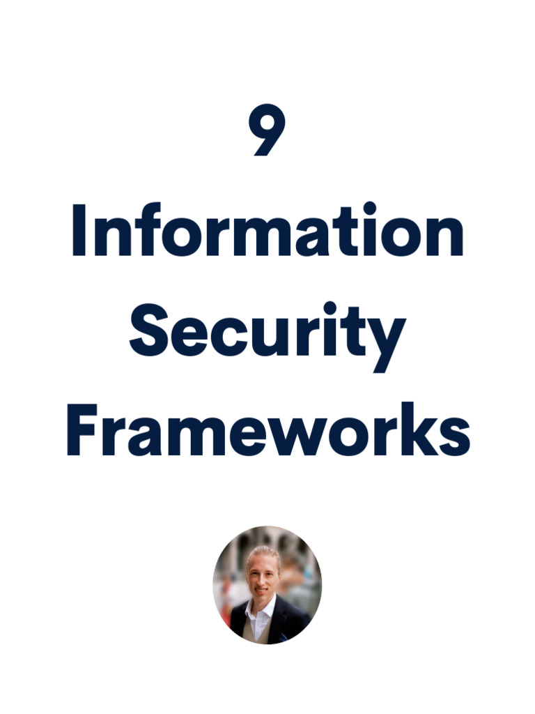 9 Information Security Frameworks | PDF
