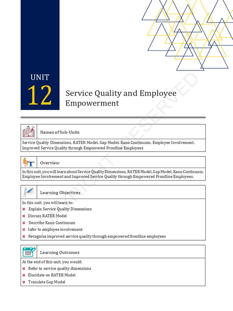 MBA Total Quality Management 12 | PDF | Business