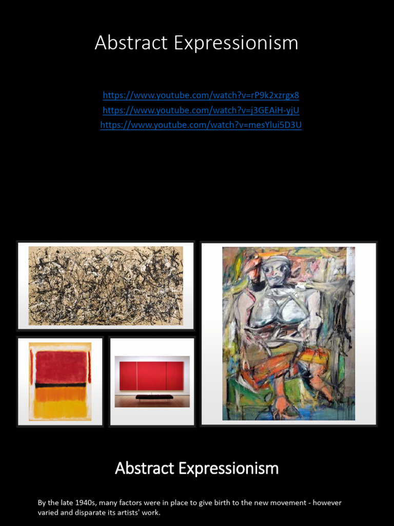 7 Abstract Expressionism | PDF | Abstract Art | Paintings