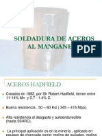 Soldadura de Aceros Al Manganeso