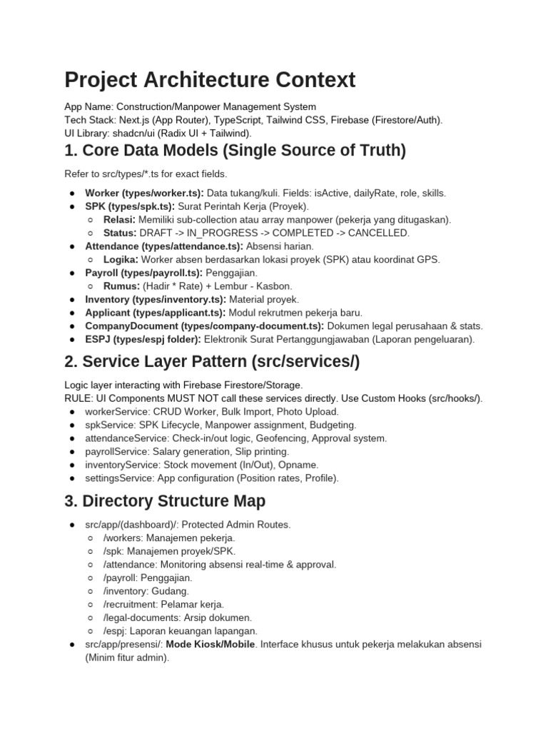 Project Architecture Context | PDF | Computing | Computer Science