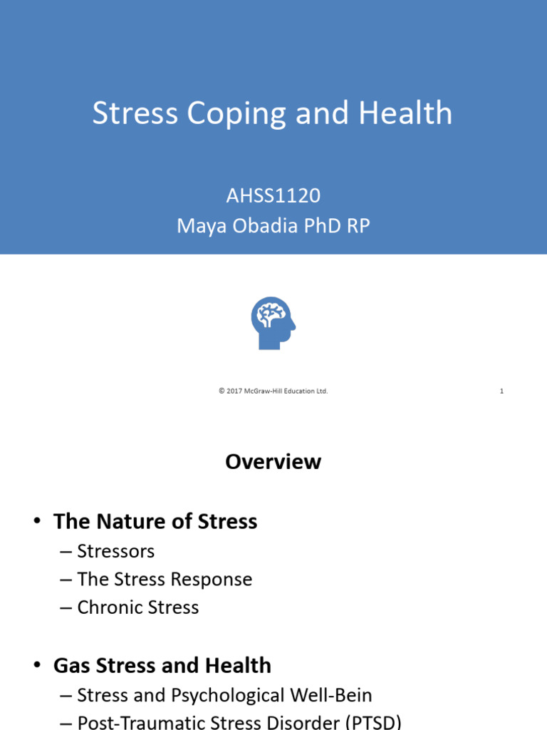 PSYC 1110 MODULE 09 Stress Health and Coping STUDENT | PDF | Stress ...