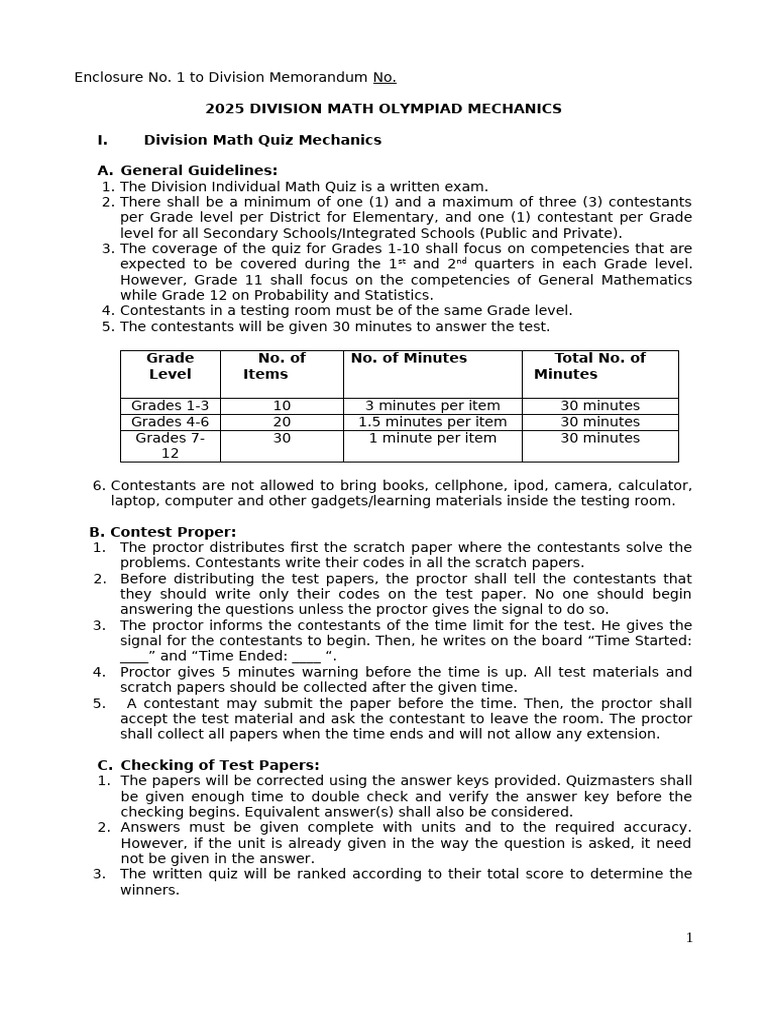 2025 Math Quiz Damath Mechanics | PDF | Integer | Decimal