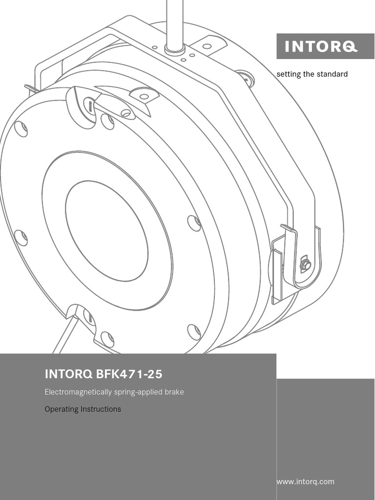 INTORQ_BA_BFK471_33002383_en_2_2013 | PDF | Brake | Electrical Engineering