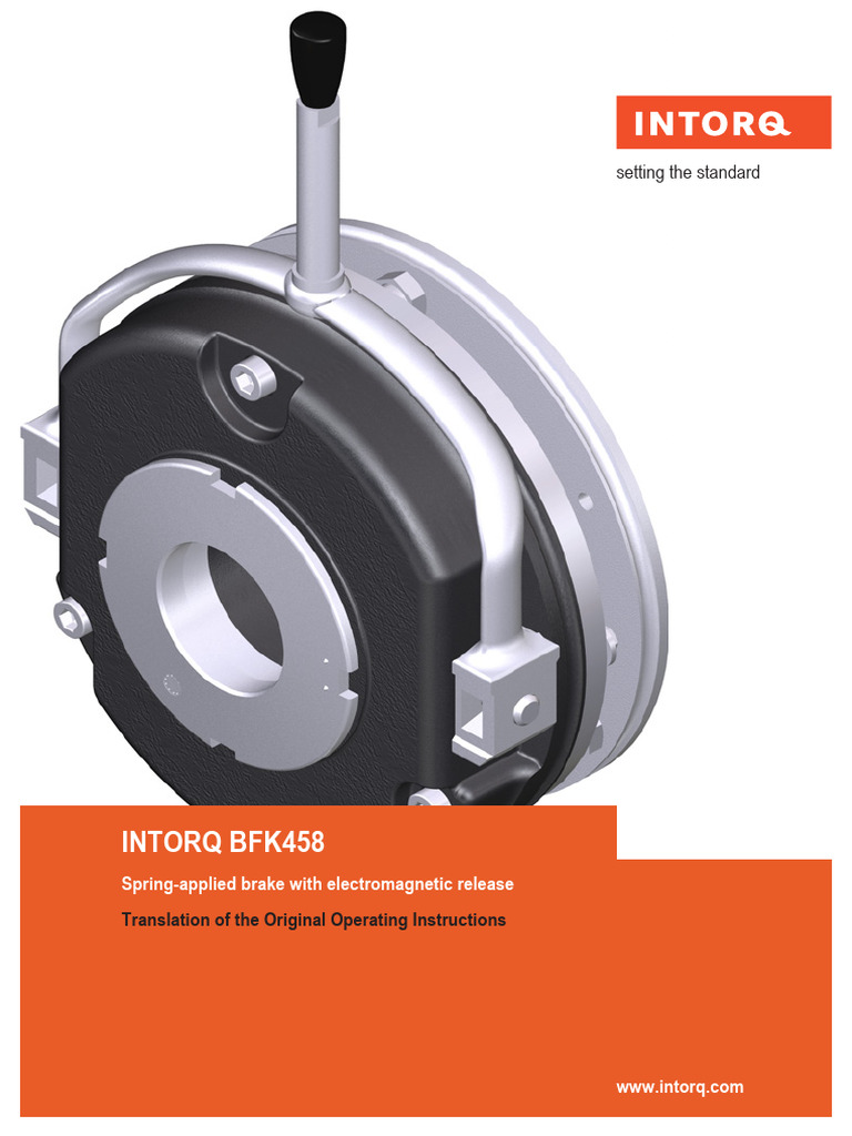 INTORQ_BA_BFK458_13343893_en_05_2018 | PDF | Brake | Electrical Engineering