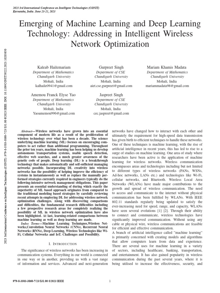 Emerging of Machine Learning and Deep Learning Technology Addressing in ...