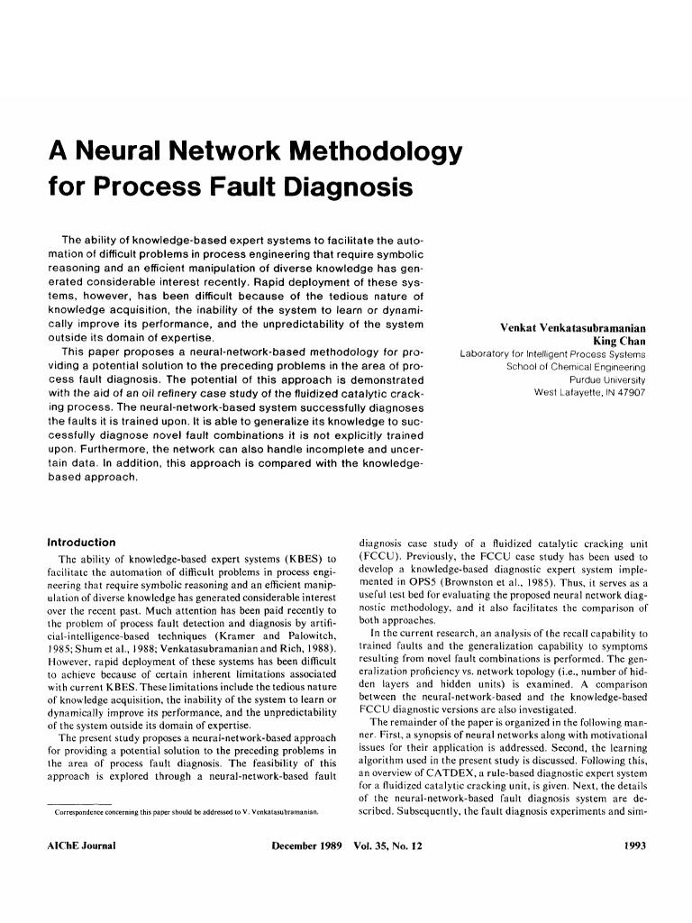 A Neural Network Methodology For Process | PDF | Machine Learning ...