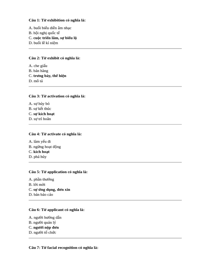 TIẾNG ANH 12 UNIT 6 | PDF