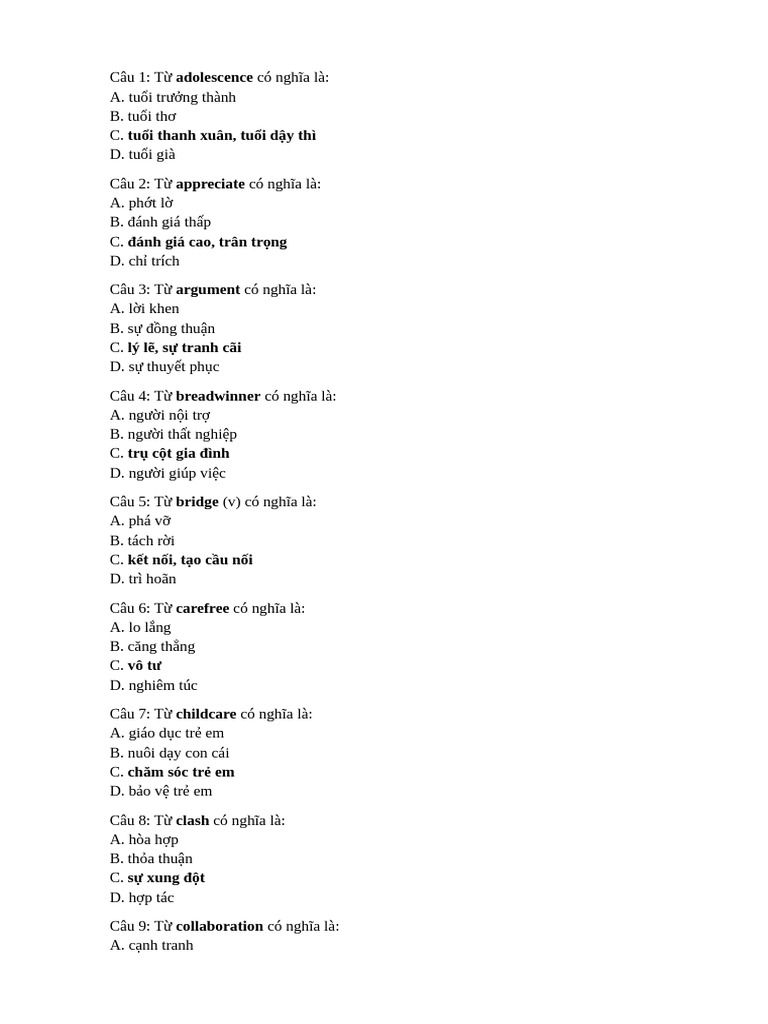Family and Relationship | PDF