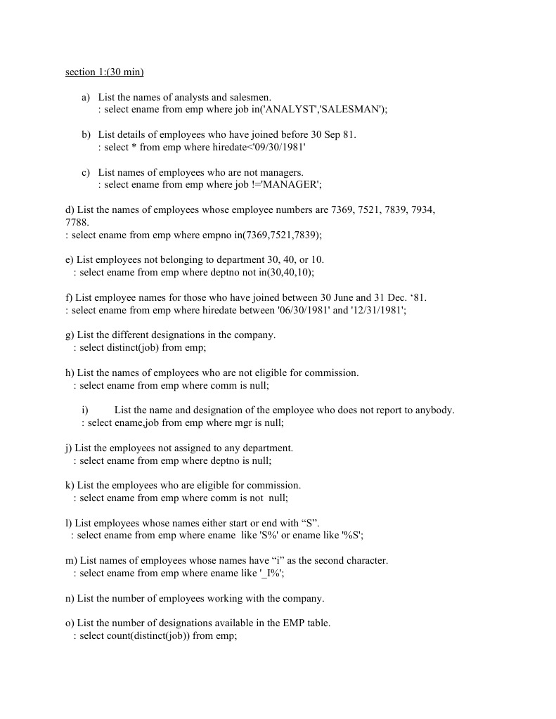 SQL Queries for Employee and Trainer Data | PDF | Databases | Data Model