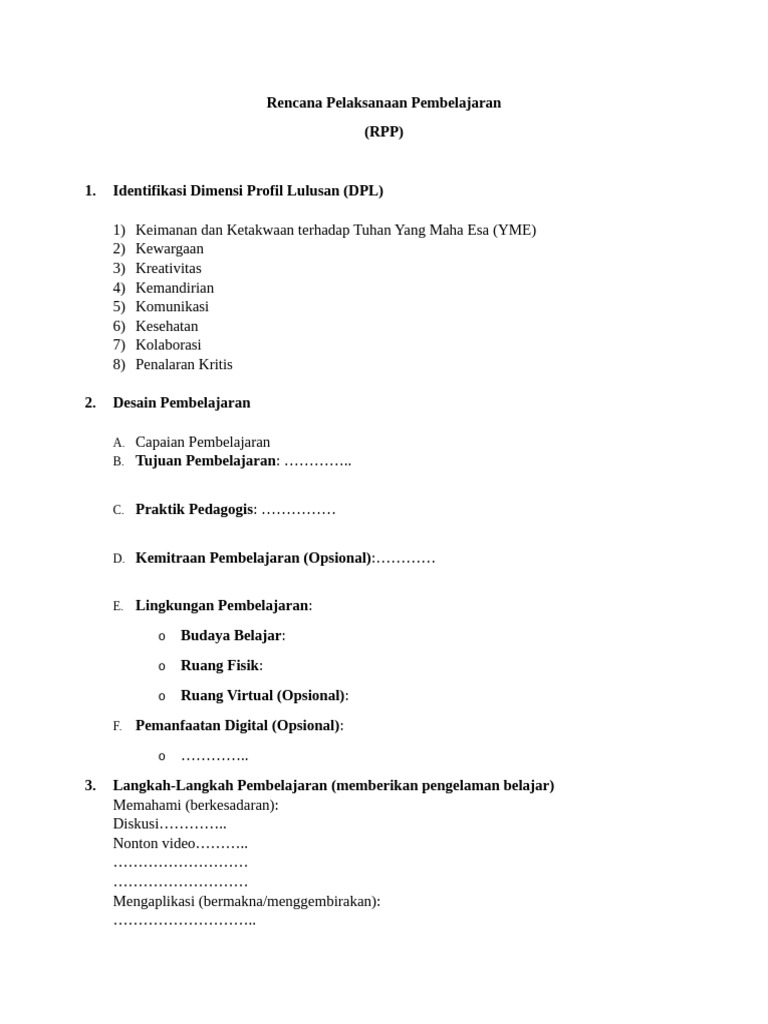 Form - RPP PM Update | PDF