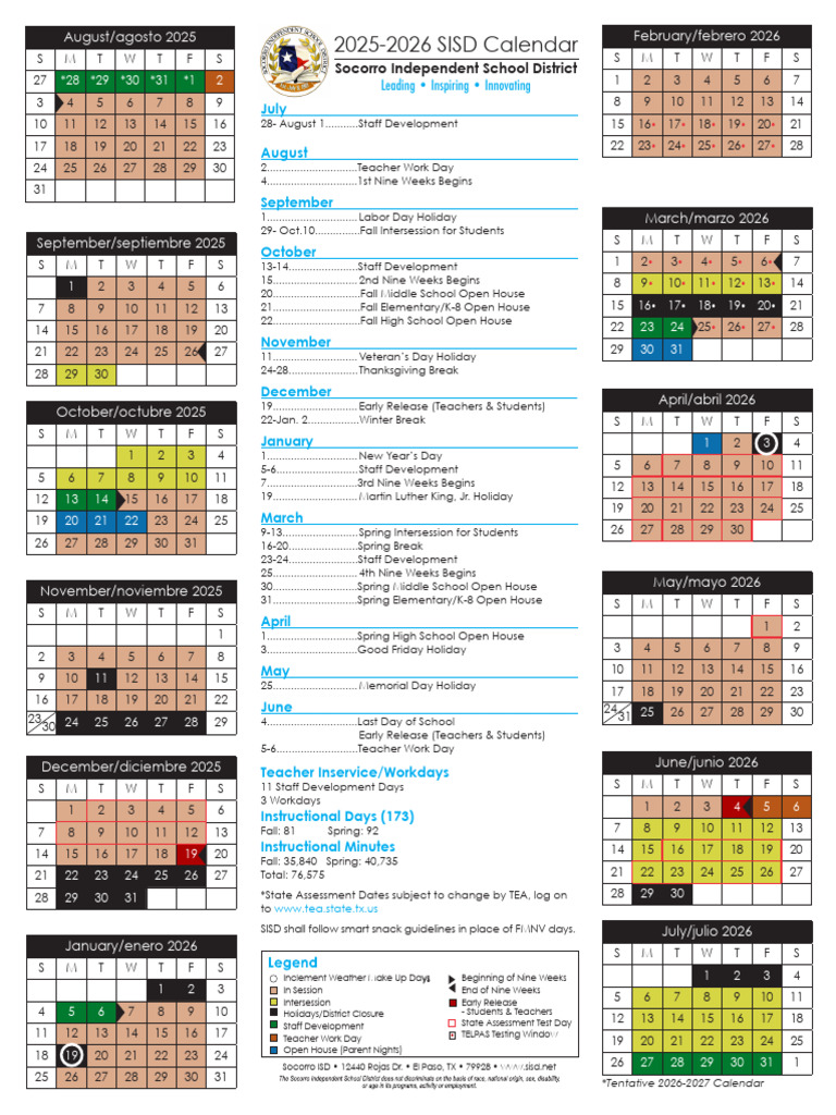 2025 26 - Calendar - 4 17 25 | PDF | Public Holiday | Observances