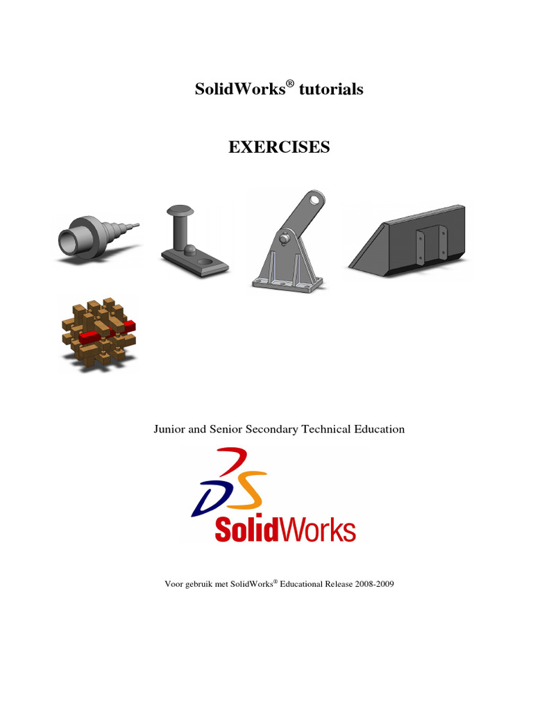 Microsoft Word - SolidWorks_Practice Tasks 1-5_Eng | PDF | Copyright ...