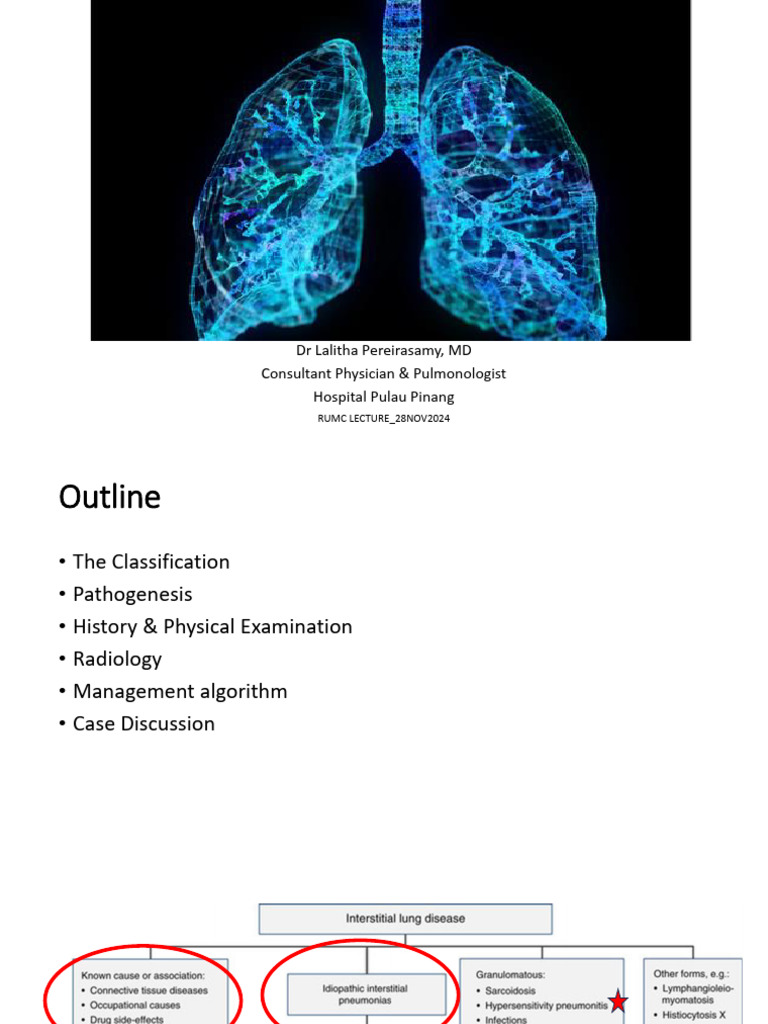 Interstitial Lung Diseases - RUMC | PDF | Pulmonology | Clinical Medicine