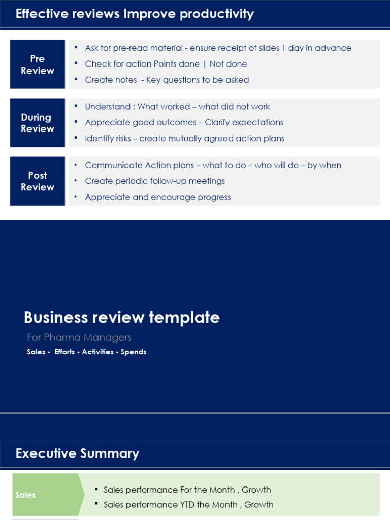 businessreviewtemplate-241126092417-74b2a4a1 | PDF | Economies | Business