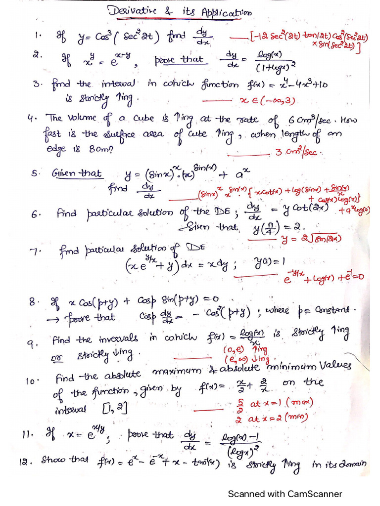 Maths Unit 5-9 Imp Ques | PDF