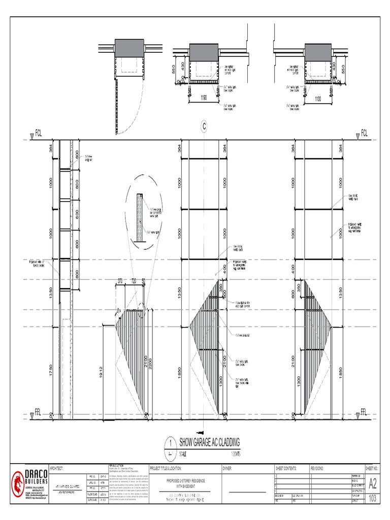 Pjx Show Garage Ac Cladding Details -08!01!25 | PDF