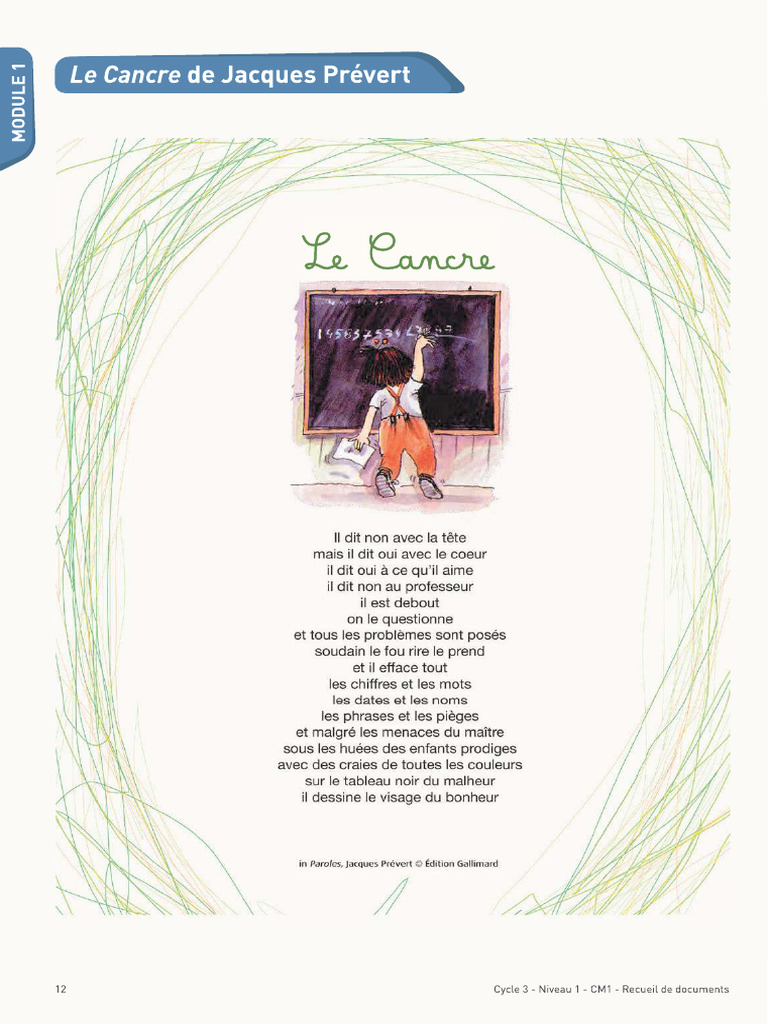 Le Cancre | PDF