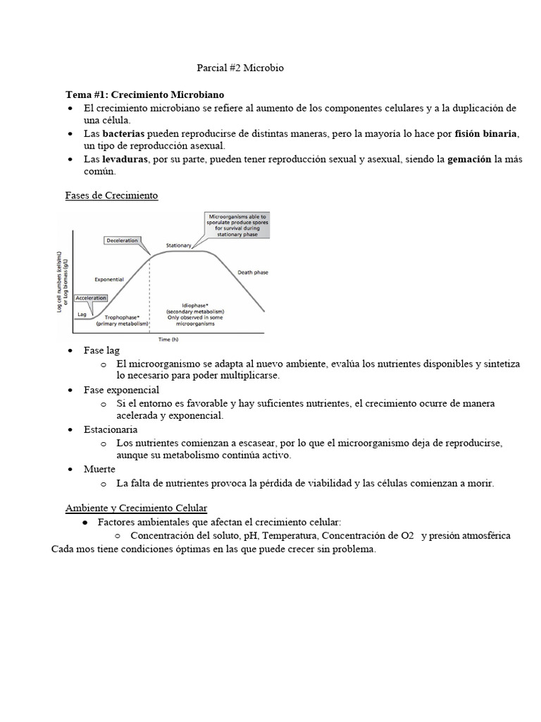 Parcial 2 Micro Mega Resumen | PDF | Sistema inmune | Microorganismo