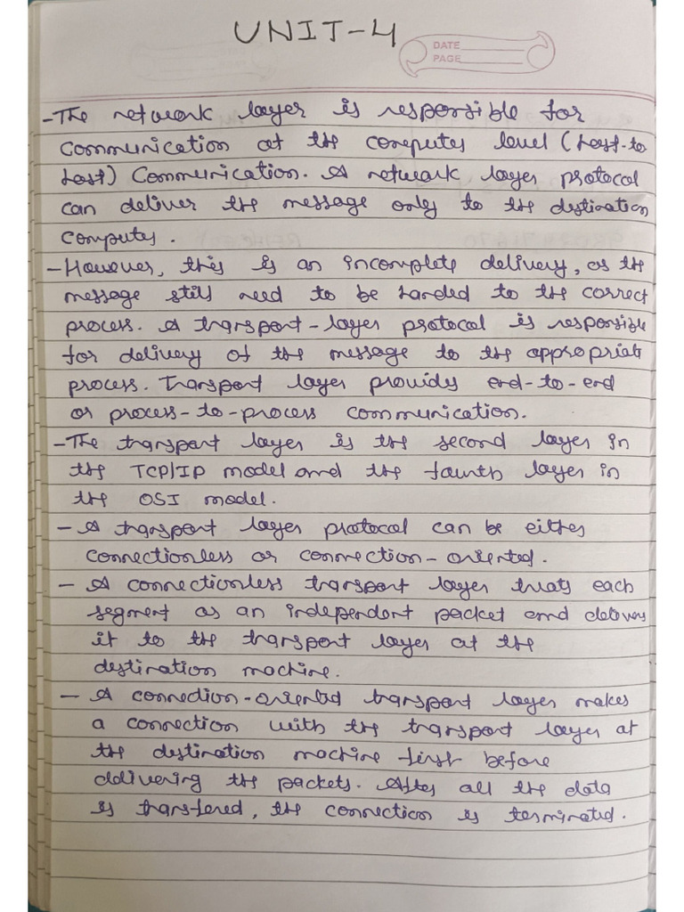 CN unit 4( notes provided by ma'am)-1 | PDF