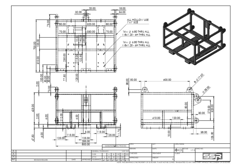 d060_25mp1001_r0-Rov Main Body Frame | PDF
