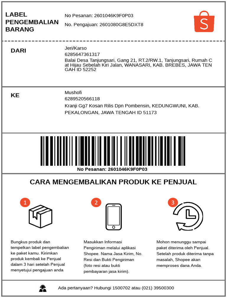 Get Return Label-1767920347076 | PDF