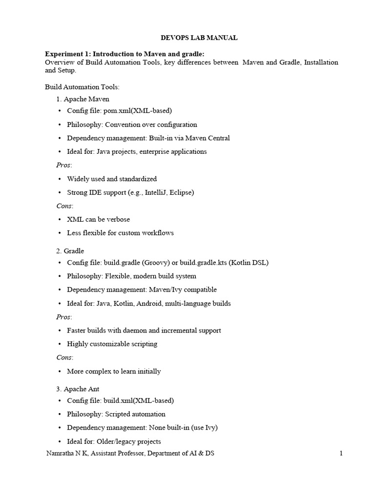 Devops - Lab - Manual - 6th Sem | PDF | Computer Programming ...