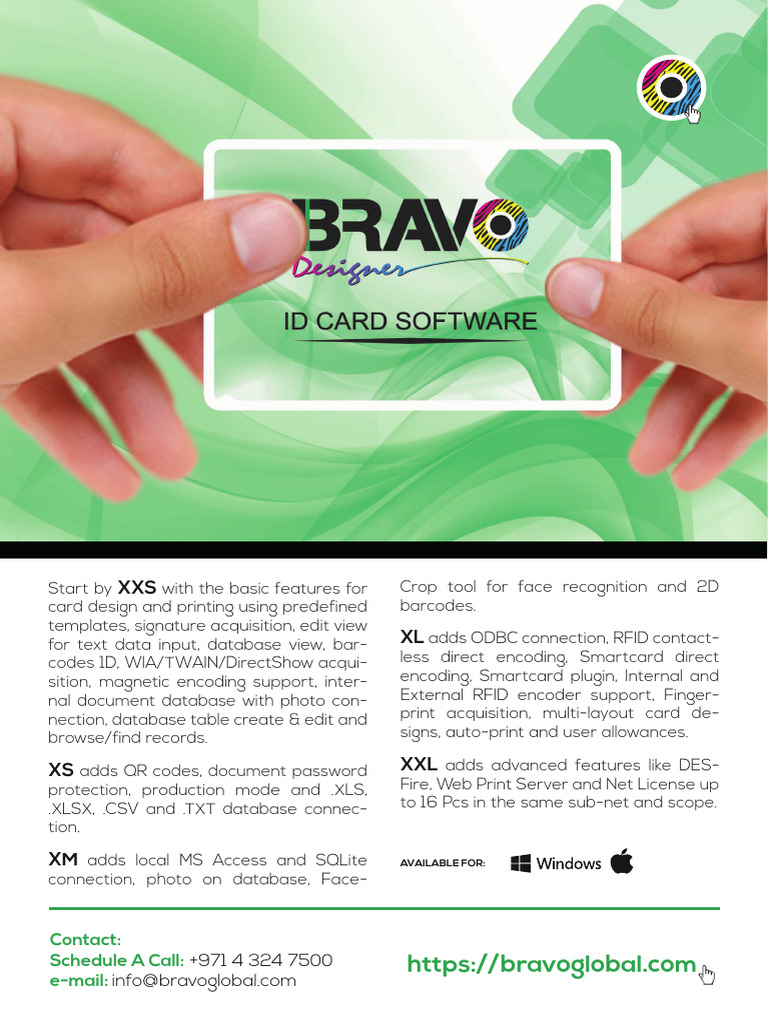 Bravo Designer Datasheet | PDF | Microsoft Windows | Microsoft Access