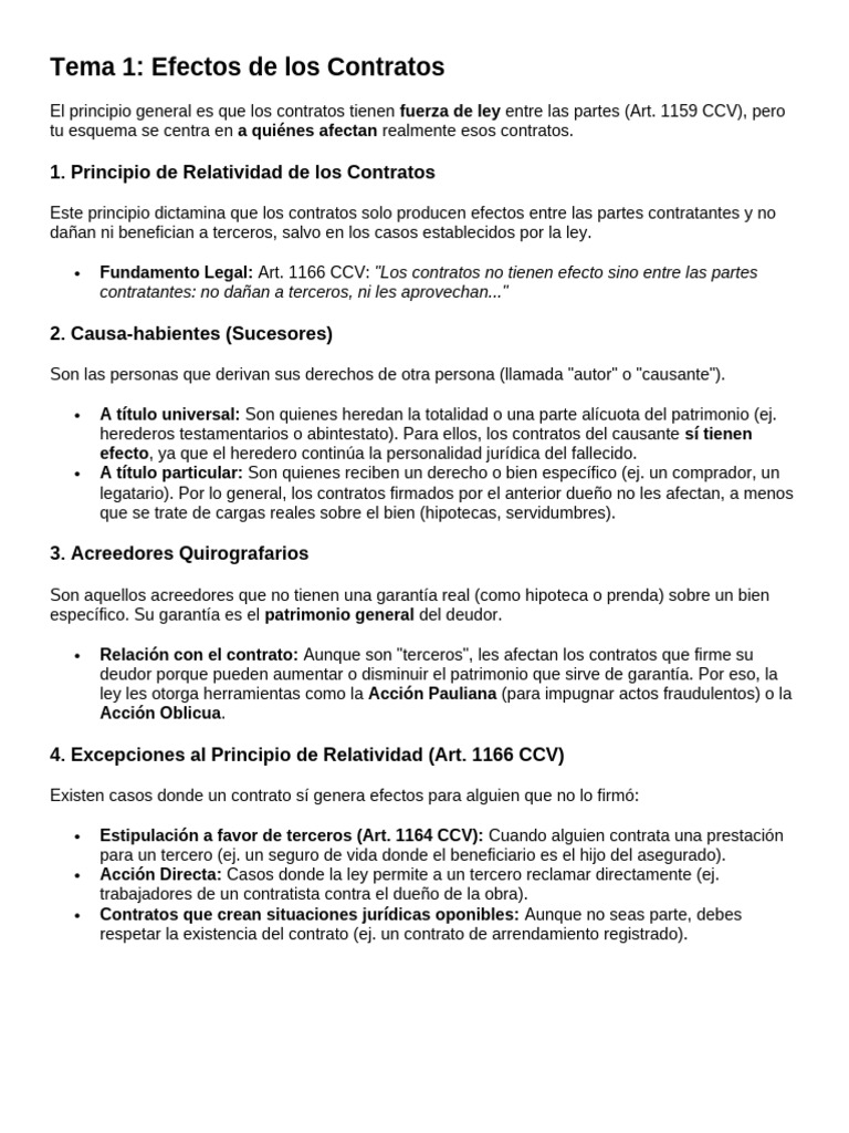 Tema 1 Obligaciones | PDF