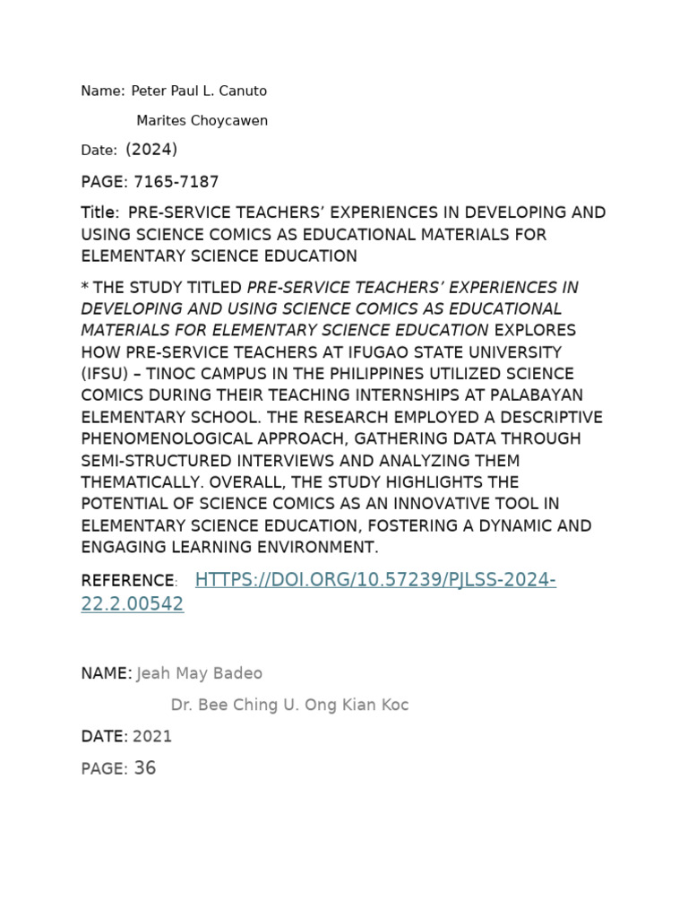 RRL | PDF | Science | Learning