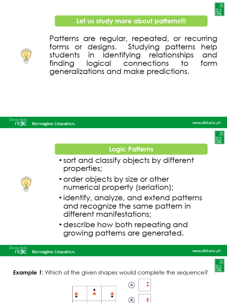 Module 1 - Part 3-1-1 | PDF | Pattern | Shape