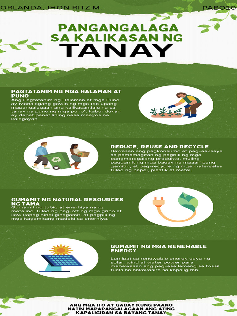 Green Illustrative How To Conserve Nature Infographic - 20260112 ...