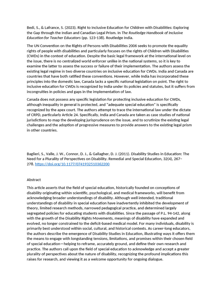 Content Inclusivity | PDF | Inclusion (Education) | Special Education
