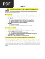 LRU Page Replacement Algorithm in C | PDF | Computing | Computer Science