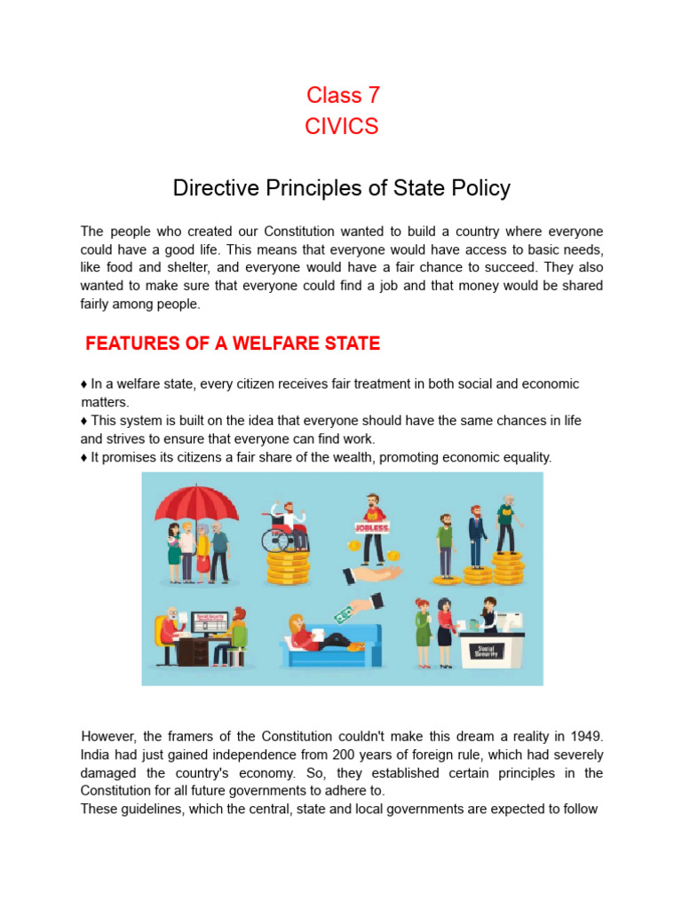 NTB - Directive Principles of State Policy | PDF | Social Policy | Justice