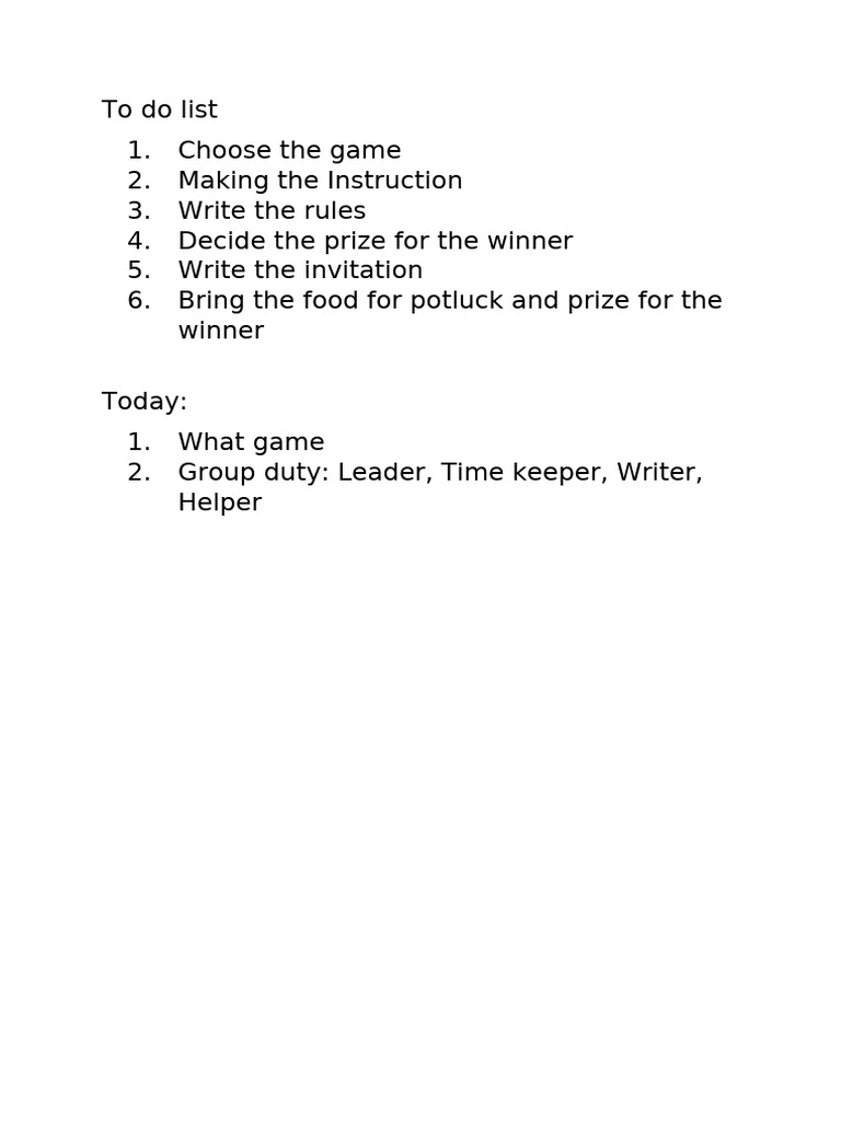 P2 Games Board | PDF