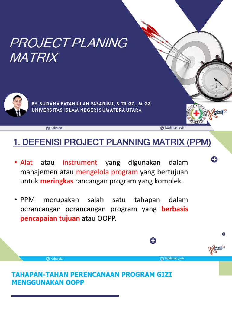 Project Planing Matrix | PDF