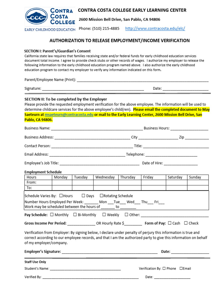 Employment & Income Verification | PDF | Employment