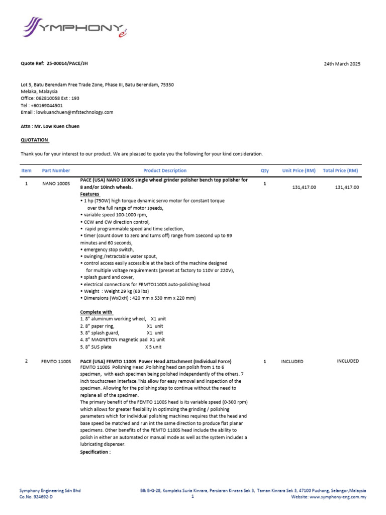 Mfs Technology 25-00014pacejh | PDF | Mechanical Engineering ...
