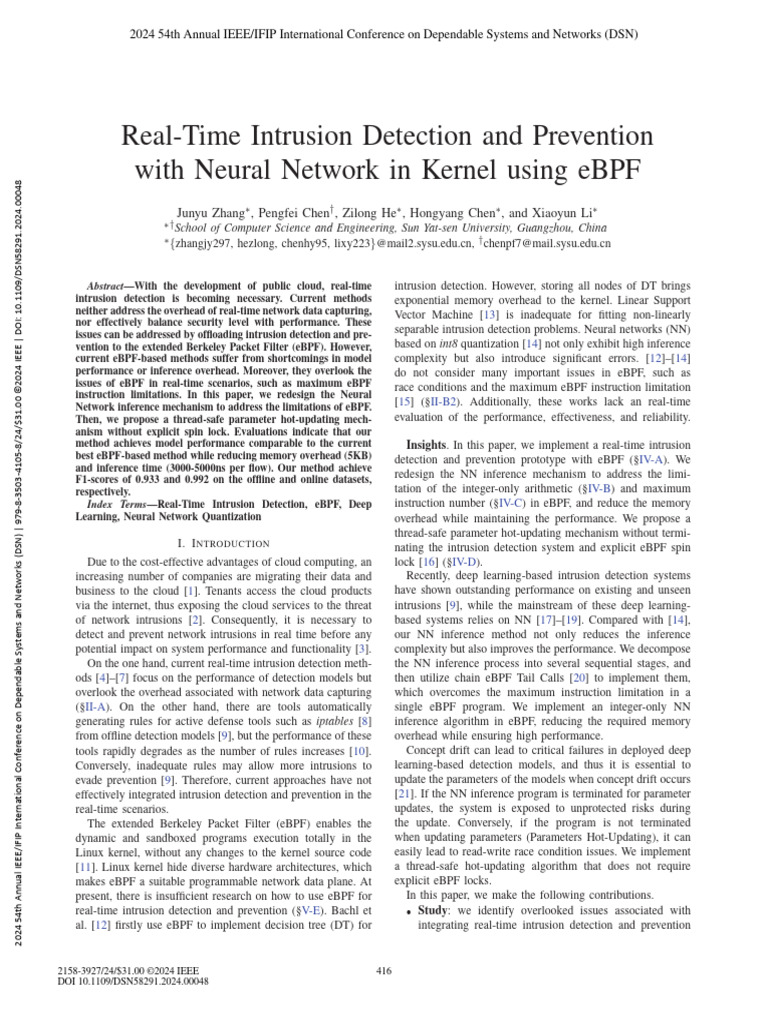 Real-Time Intrusion Detection and Prevention With Neural Network in ...
