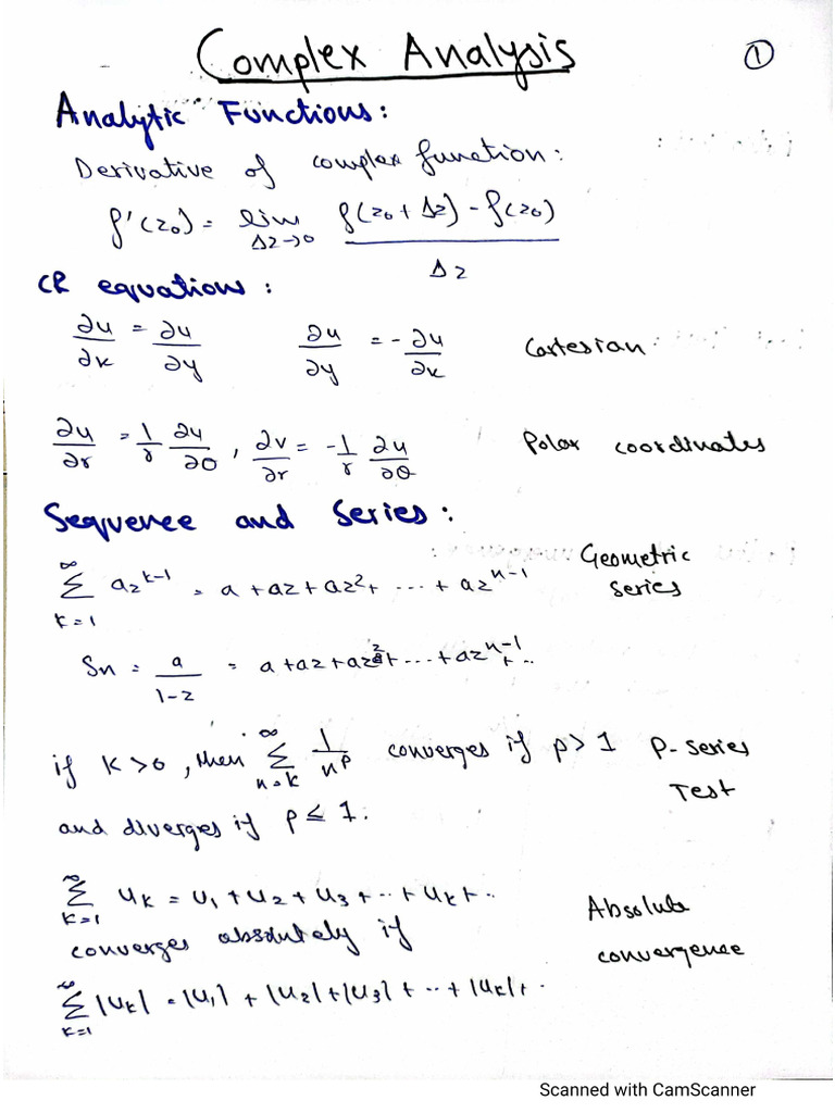 Complex Analysis | PDF