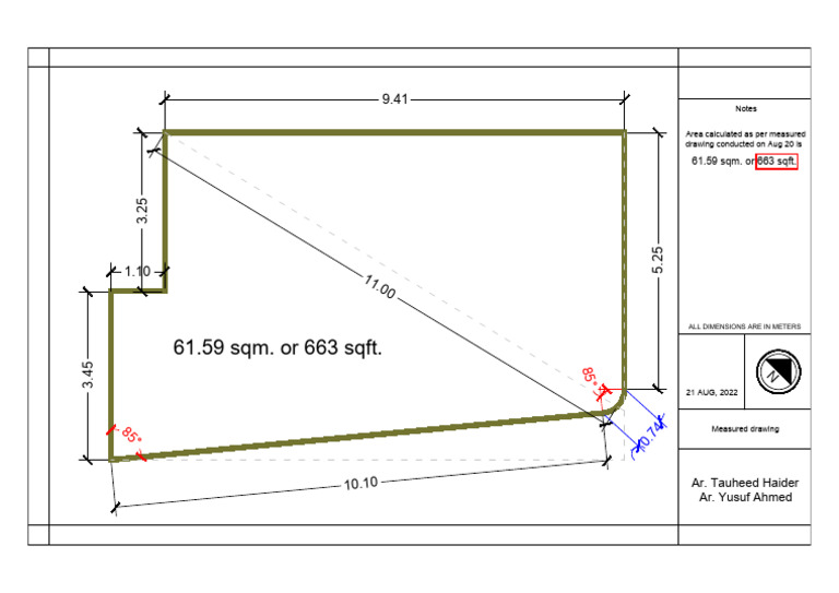 Measured Drawing | PDF