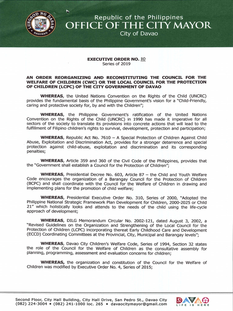 EO-20-19 | PDF