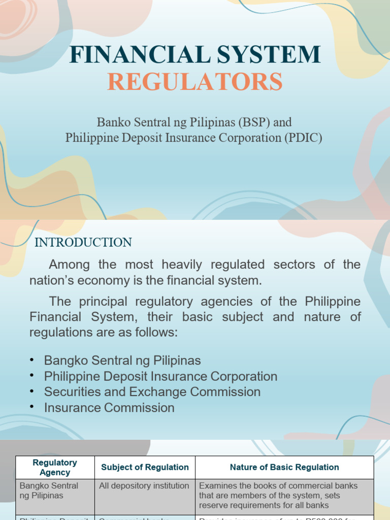 Regulation of Financial System | PDF | Banks | Central Banks