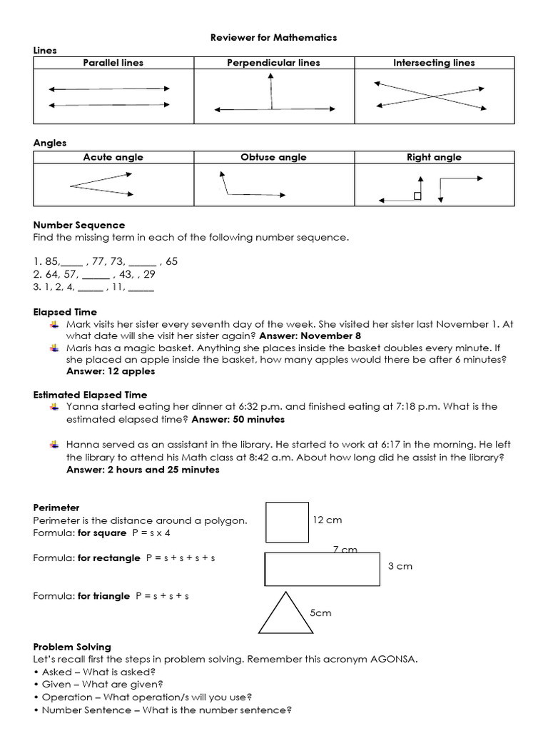 Reviewer For Mathematics | PDF | Area | Euclidean Geometry