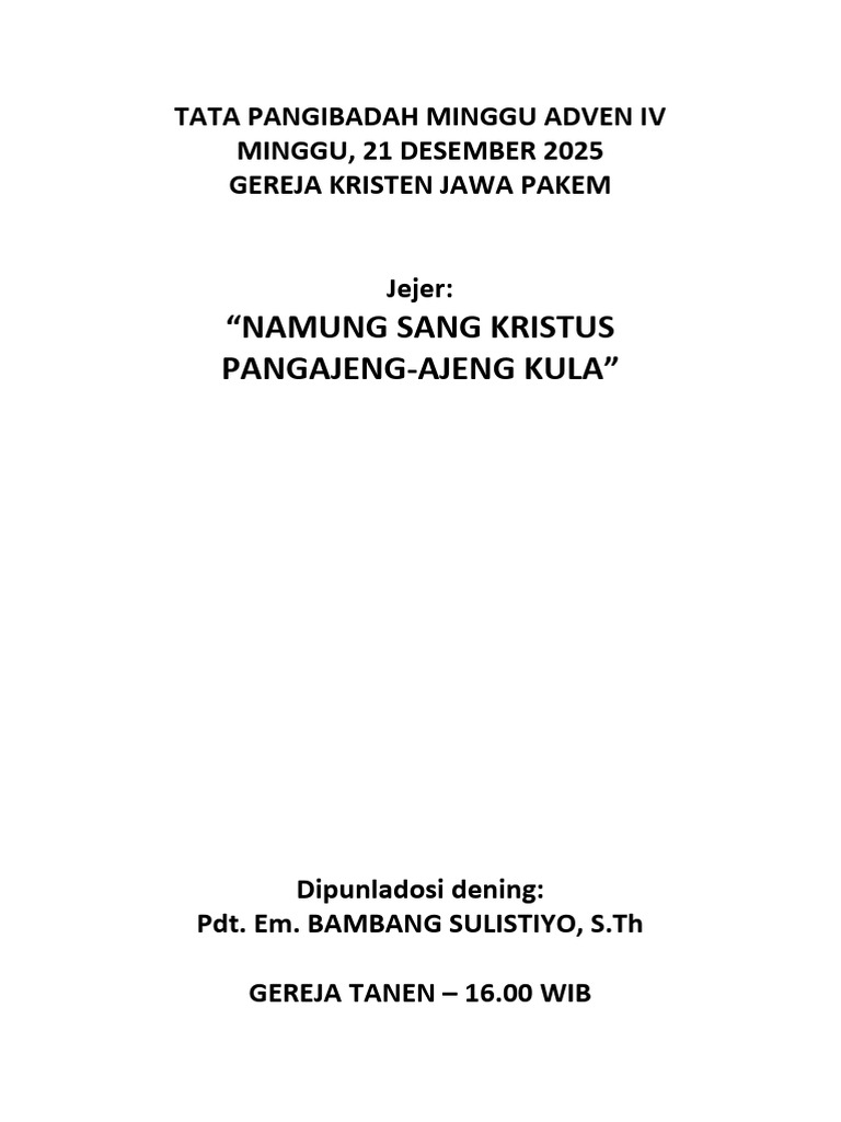 Adven IV Tanen | PDF