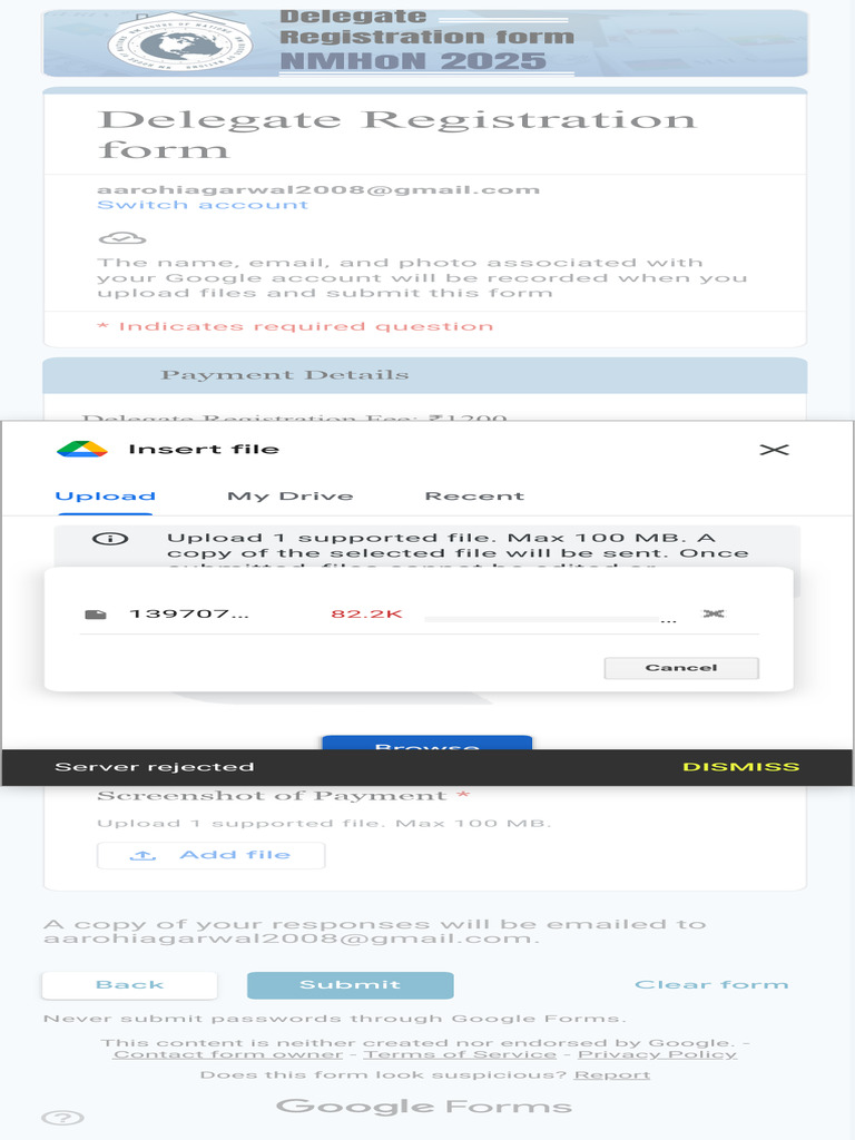 Delegate Registration Form | PDF